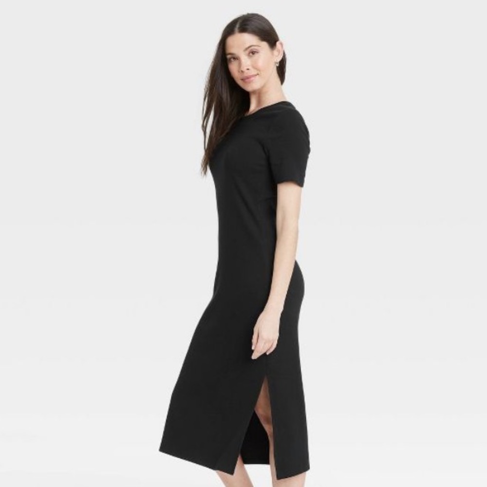 Black Midi dress women’s large